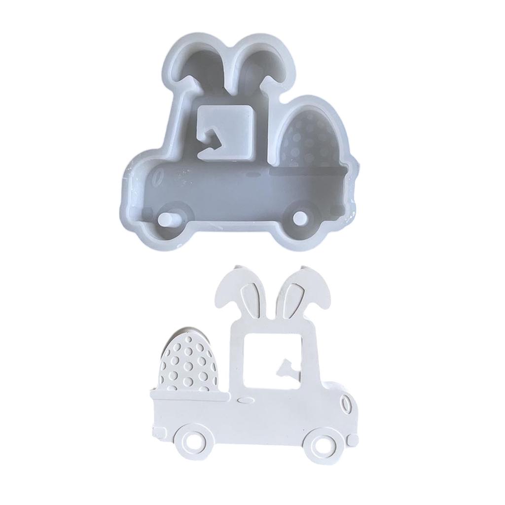 Home Decoration Mold Silicone Ornaments Making Mould Eggs Transport Truck Shaped Gypsum Mould Jewelry Crafting Tool