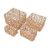 Nordic Weave Hollow Storage Basket - Tissue, Snack & Sundries Organizer for Living Room Coffee Table