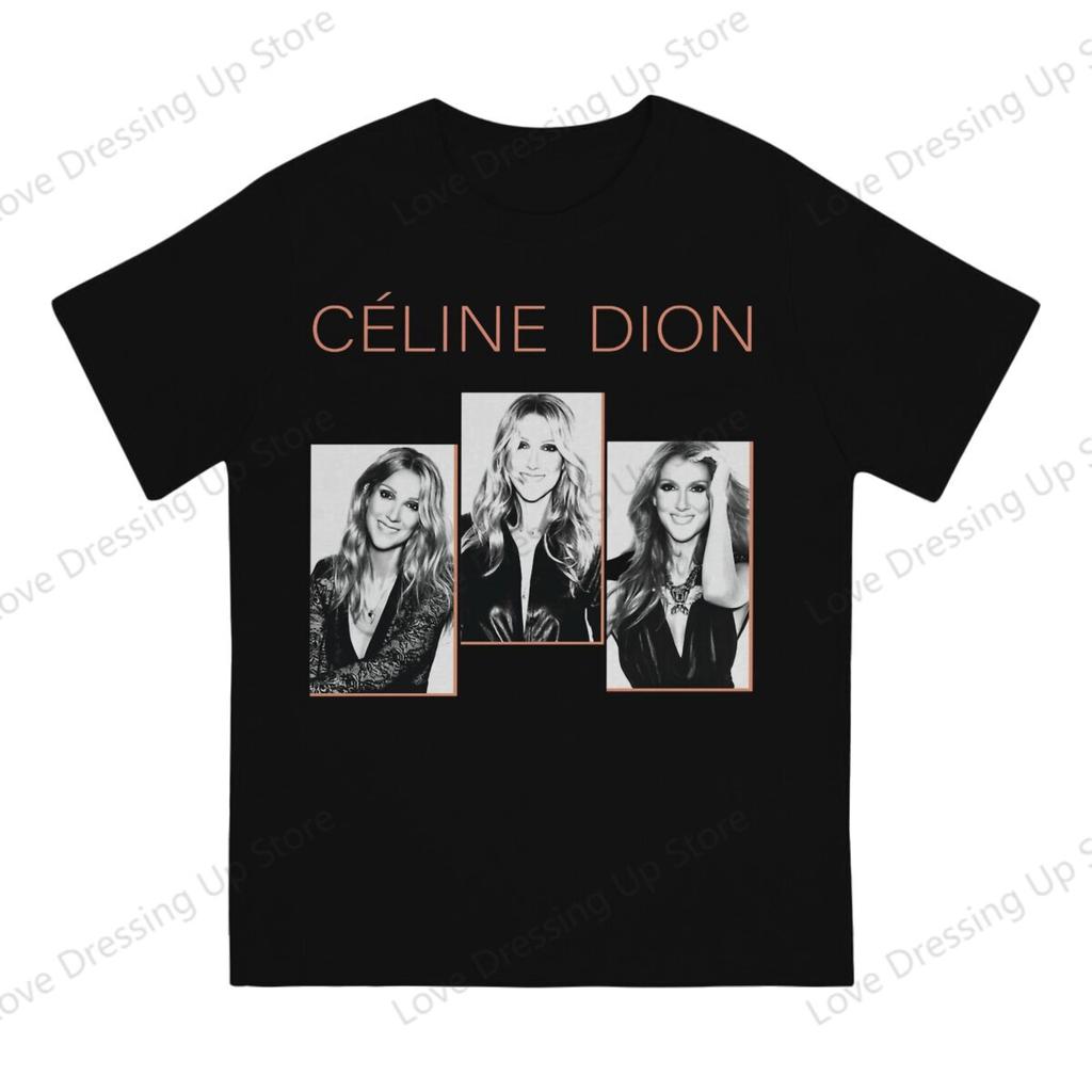 Celine Dion Metal Engraçado Grande Estampado Algodão Unissex Camiseta Manga Curta Camisetas Filme Titanic Tops Hipster