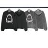 Megalodon Vintage Distressed Cotton Hoodie - Trendy High Street Style, Casual Loose Fit