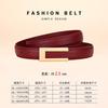 Womens Leather Belt Fashion Simple Versatile Suit Pants Genuine Cowhide Waist Strap