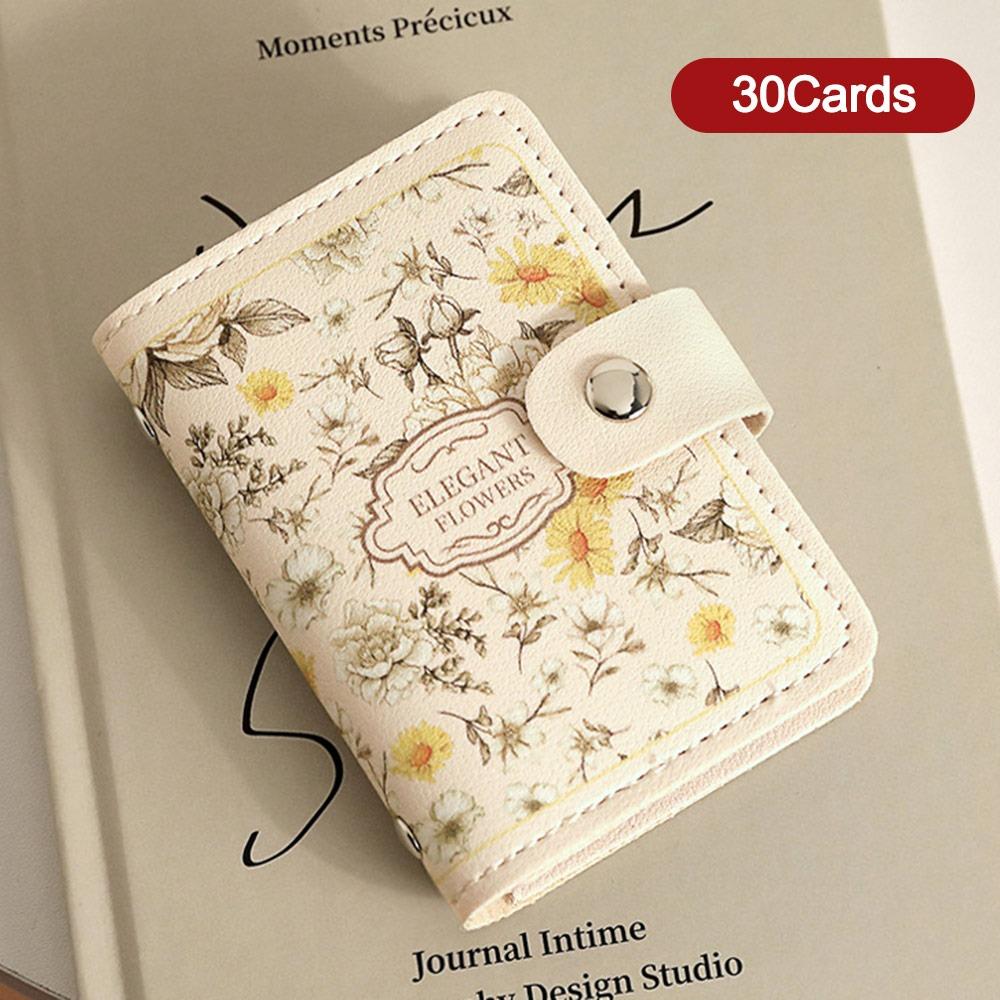 PU Leder Geld Tasche Große Kapazität Visitenkarten Fall Tragbare Karten Tasche Frauen