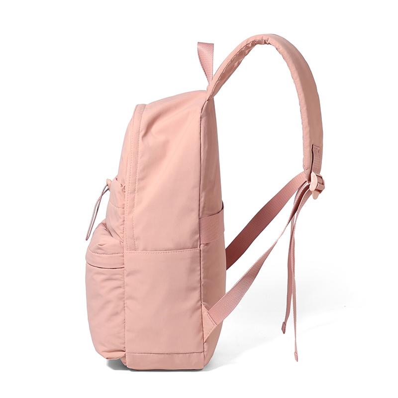 Women's Lightweight Nylon Backpack Casual Daily Waterproof Travel Backpack for Girls Ladies Simple Solid Color School Bag Outdoor Small Backpacks
