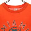 Champion 80s Vintage USA made tricot tag NFL Miami Dolphins Short sleeve T-shirt Men's Used