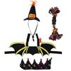 4 Pieces Halloween Bat Pet Costume Dog Costume Dress Up Accessories for Cats Cosplay Party Decoration