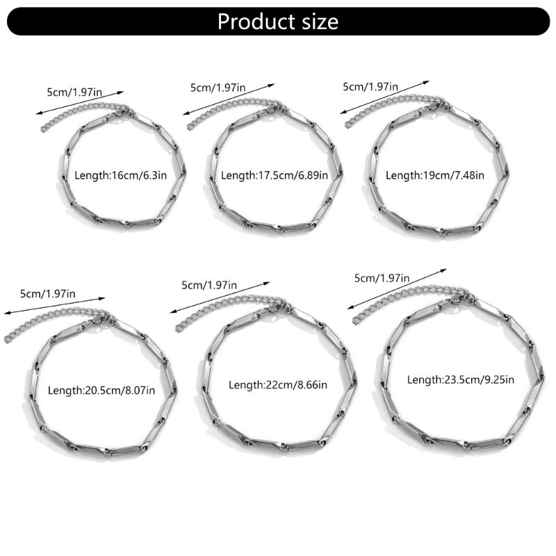 Elegant Women's Bracelet Sturdy Steel with Adjustable Length Designs for Trendy Adults Casual Wear Any Occasions