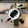 Chimney Cleaning Brush Kit Duct Vent 11Pc Rods with Nylon Brush Heads Chimney Cleaner Sweep Rotary Bar for Fireplace Dryer Vent