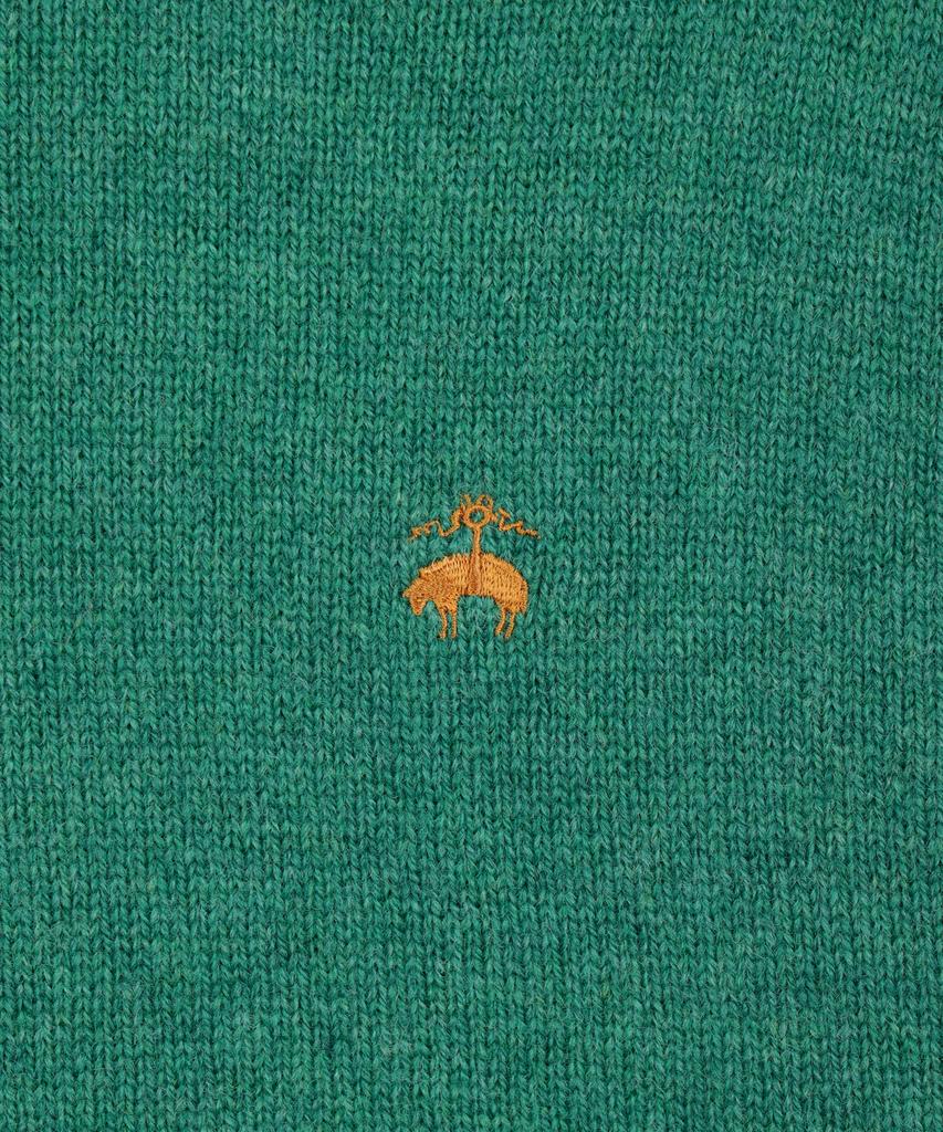 BROOKS BROTHERS [Heritage] Shetland Pullover Sweater (Green) (Bbwrmhg413)