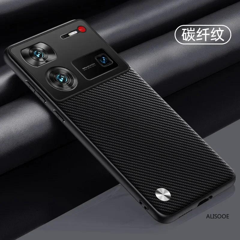 Hülle für Nubia Z70 Ultra / Z60 Ultra Hülle Luxus PU-Leder Schutz Rückseite für Nubia Z60Ultra Stoßfest Capa