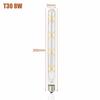 Vintage Retro T30 E27 LED COB Filament Light Bulb 2W 3W 4W 5W 6W 7W 8W Warm White Lamp 220V For Home Bar Decoration Lighting