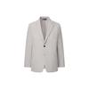 X Theory Collaboration Plain Single-Breasted Casual Suit Men Suits Light-Gray 446917-02