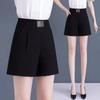 Summer Women's Casual Skirt Shorts Elastic High Waist Solid Loose Ice Silk Bottoms Koreon Fashion Oversize Sports Short Pants