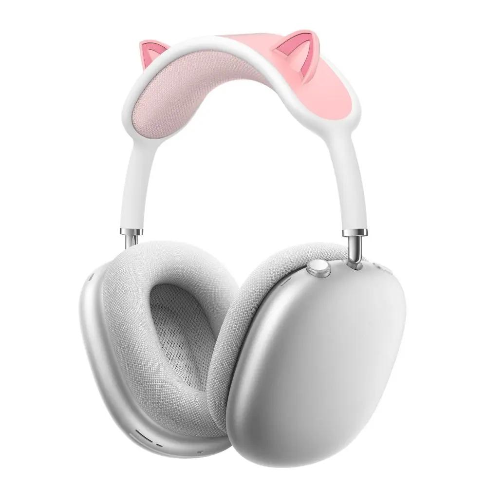 Silicone Headband Cover Decorative lovely Cat Ears Design Headband Protector Suitable for AirPods Max Headphone Accessories