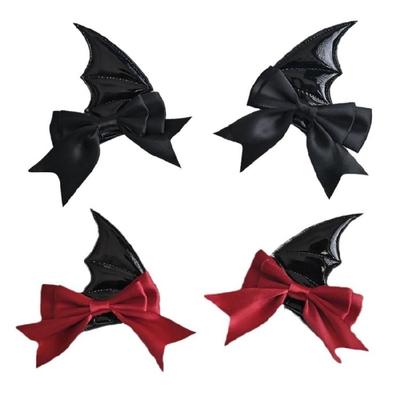 Punk Bat Wing Hair Clip for Female Girl Dark Series Hair Pin Halloween Hair Barrettes Side Clip Anime Maid Hair Ornament
