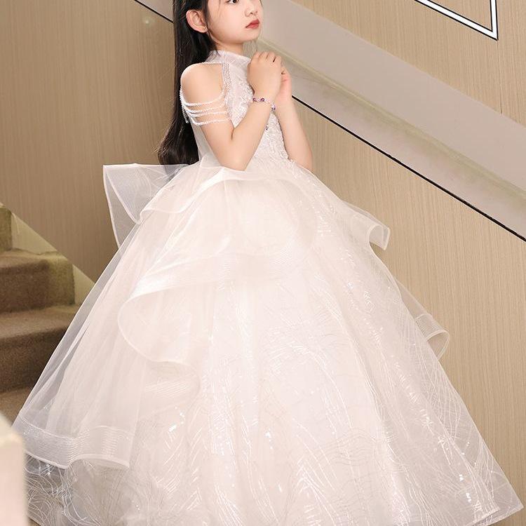 Girls' Princess Dress: Elegant Flower Girl and Birthday Gown for Special Occasions