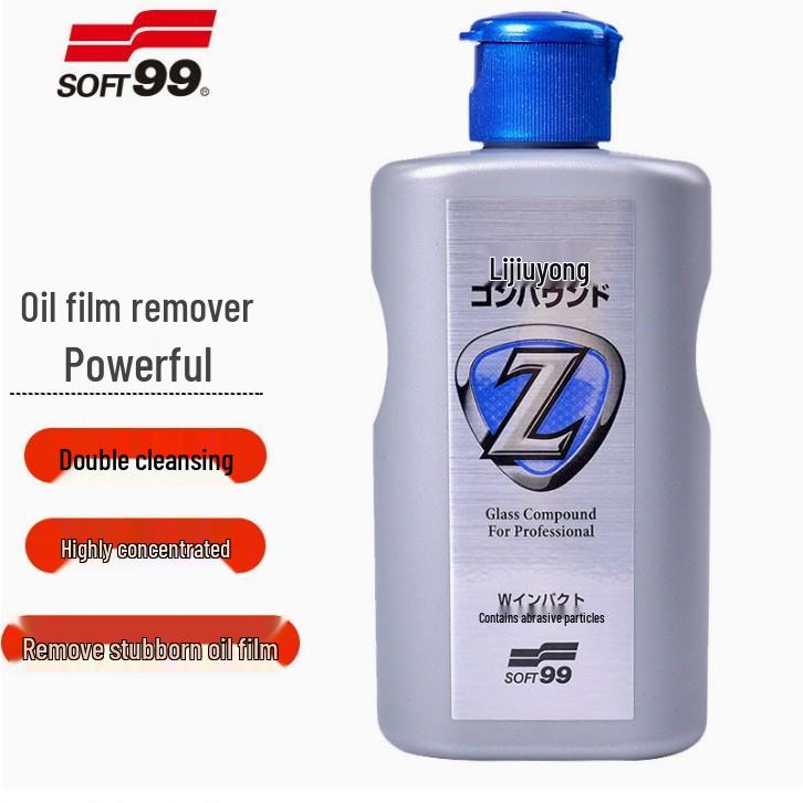 

SOFT99 Japanese Car Glass Oil Film Remover: Stubborn Stain Cleaner for Windows