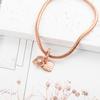 Rose gold plated Exquisite Bead Sparkling Pink Hot Air Balloon Dangle Charm for Women fit European Original Bracelet DIY Jewelry