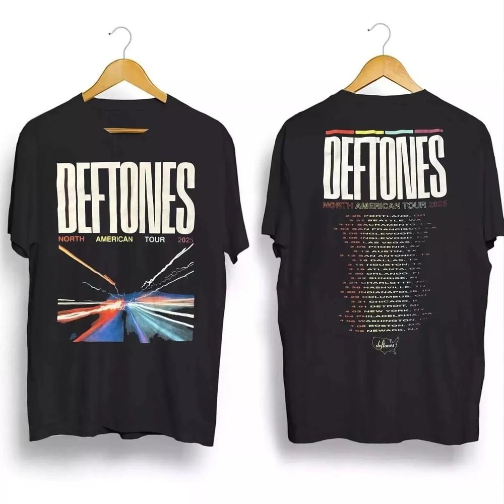 

NEW Deftones Texas Exclusive Double Sided 2025 Tour reprint Shirt Unisex T-Shirt XXXL