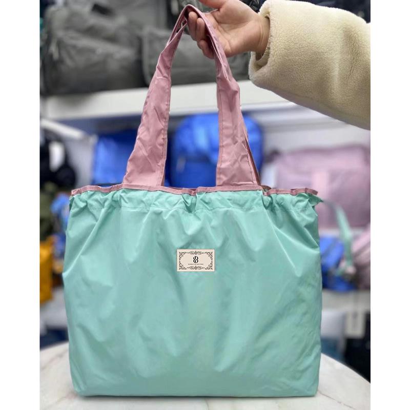 Eco-Friendly Foldable Single Shoulder Tote Bag - Portable, Large Capacity Grocery Bag