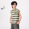 Boys' Striped Round Neck Tank Top