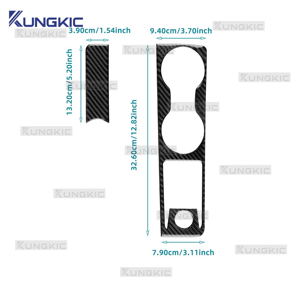 Real Soft Carbon Fiber Sticker For Seat Ibiza 6F 2018 2019 2020 2025 2025 2025 2025 2025 LHD RHD Car Cup Holder Interior Trim