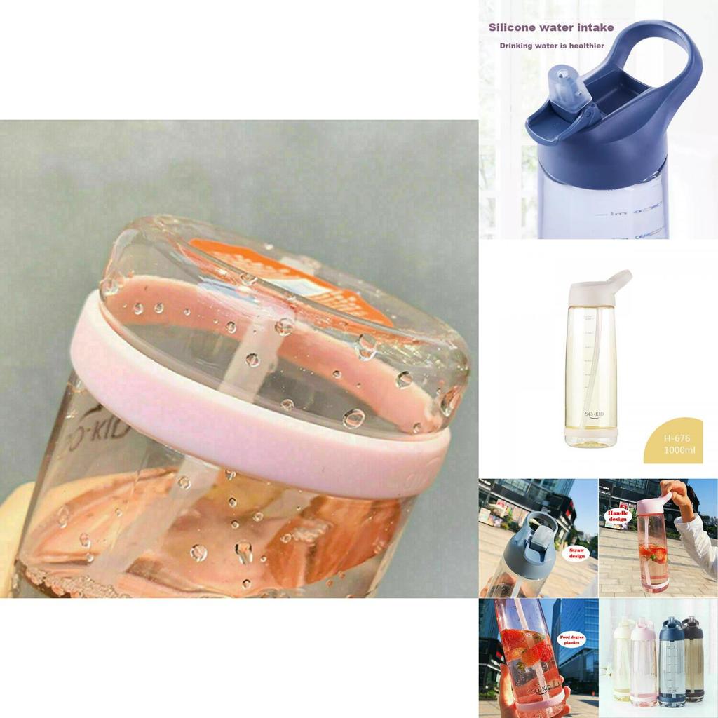 Durable Bpa Free Leakproof Water Bottle With Straw For Sports And Travel