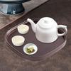 Wood Serving Tray Portable Dessert Plate for Kitchen Breakfast in Bed Bar