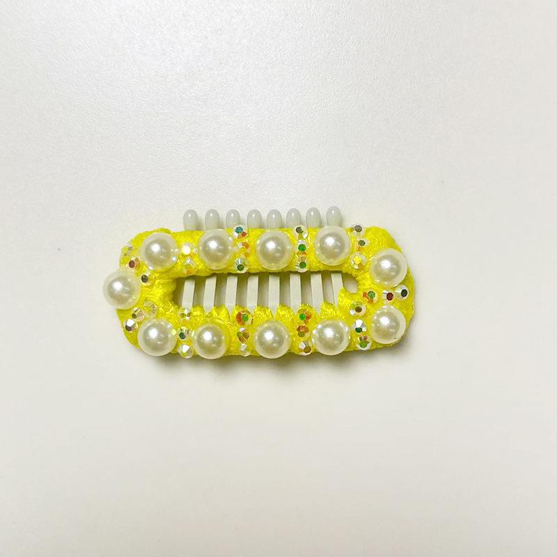 Handmade Pearl & Rhinestone Hair Clip for Yorkshire, Bichon, Maltese Dogs & Cats