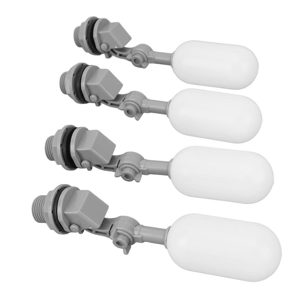 4PCS Float Ball Valve DN15 1/2 Inch ABS PE Water Tank Humidifier Mini Float Valve with Adjustable