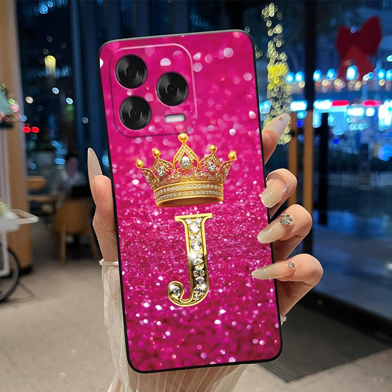 Case For ZTE Blade V70 Vita/Nubia V70 Design Soft Silicone Black Case Shockproof Beautiful Trendy Crown Letter Pattern Shell
