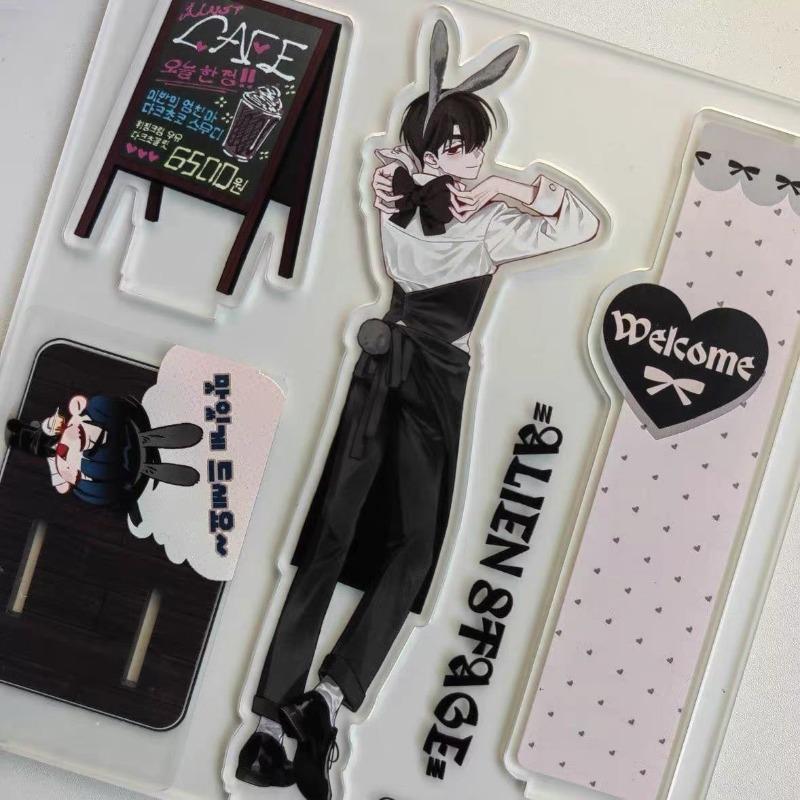 10cm/3.93in Standing Plates Stage Ivan Game Creativity Peripherals Acrylic Cartoon Card Accessories Collectible Novelty Crafts
