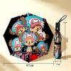 Chopper Anime Portable 3 Folds Umbrella Portable Windproof Folding Rain Umbrella For Travel Outdoor Sun Protection Travel Outdoor Gift