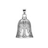3D Design Motorcycle Guardian Bell Retro Wing Design Cross Pendant Bell Punk Style Alloy Biker Good Luck Charm Daily Wear