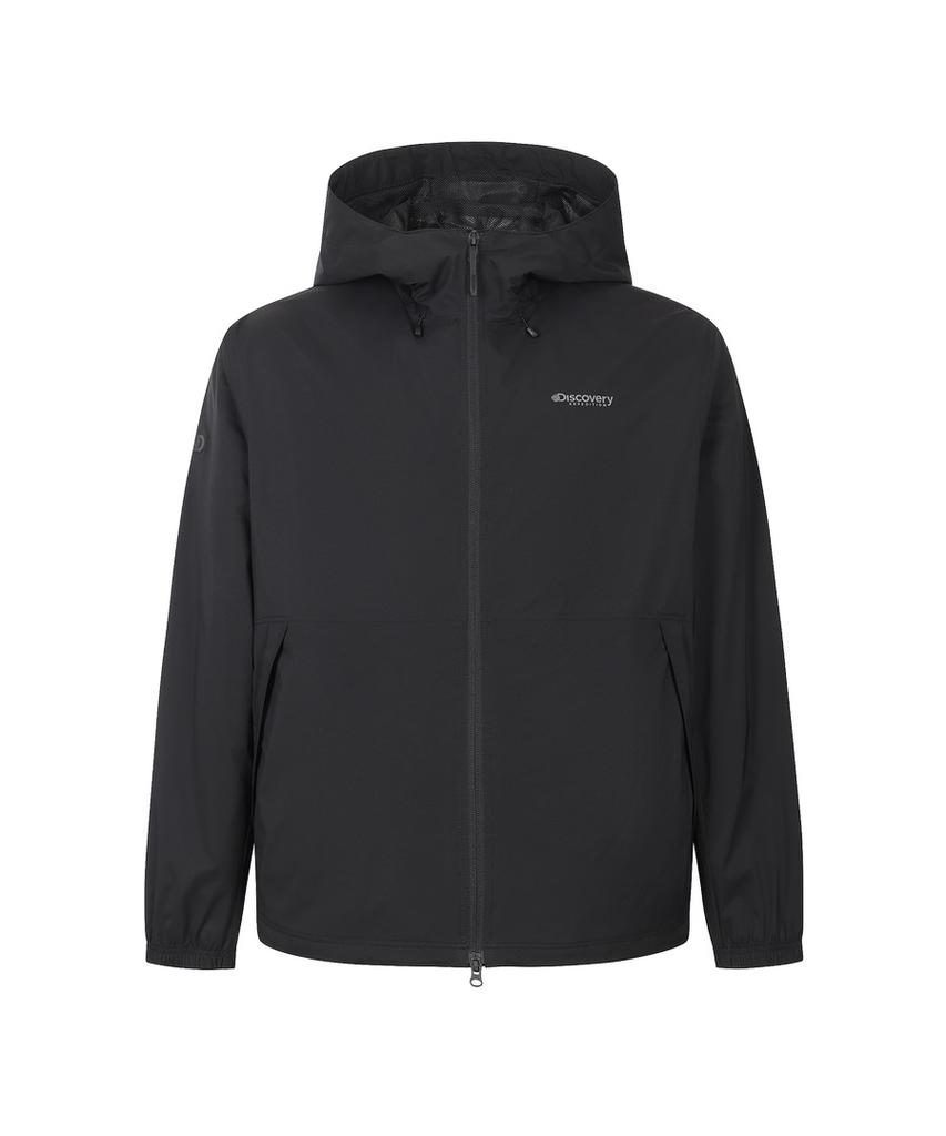 Discovery Expedition Men'S Functional 2L Woven Training Hooded Jacket (Black)