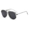 European & American Stylish Unisex Double Bridge Sunglasses - Trendy, Versatile, Large Frame for Outdoor Sun Protection