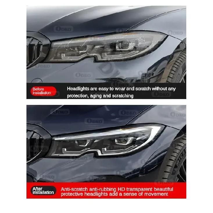 Car Exterior Headlight Anti-scratch TPU Protective film Anti-scratch Repair film For Great Wall GWM WEY Tank 300 500 -