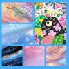 Gifts 6 Colors Glitter Effects Gel Pen 1.0mm Painting Graffiti Handbook Pen DIY Journaling Pens Student