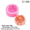 Peony Flower Silicone Mold for DIY Baking, Aromatherapy Plaster, Candle Making, Fondant, Cake, Chocolate, and Pudding.