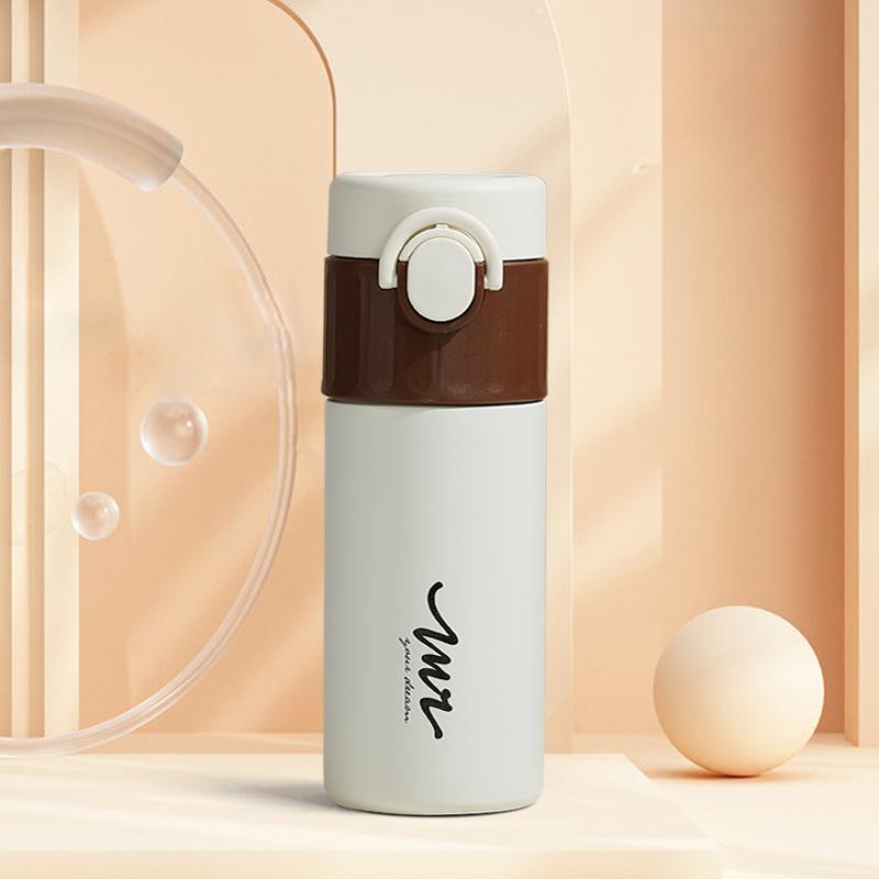 

Water Cup Big Cap Thermos Cup Mug Double Drink Outdoor Sports Portable Creative Gifts Unisex Coffee Mugs Durable Durable 420ml