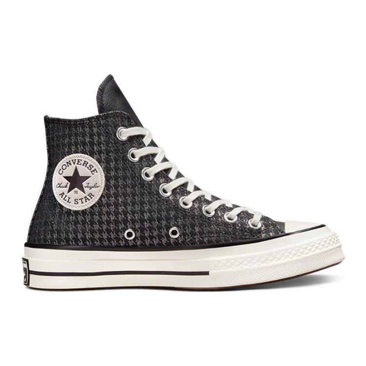 Chuck 70 Wmns Converse High 'Houndstooth Shine - Black' Women's A04277C
