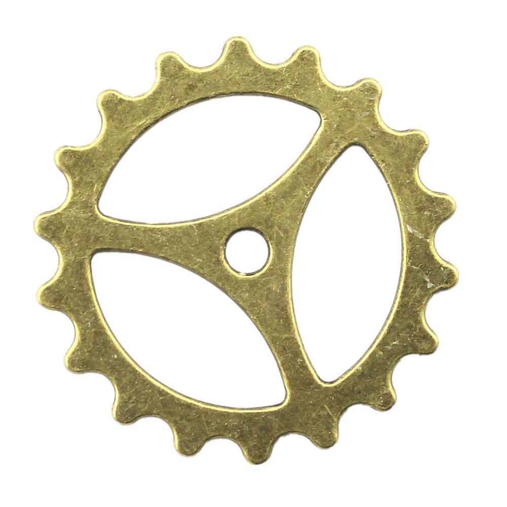 Steampunk Gear Charms Cogwheel Pendants For Industrial Themed Jewelry