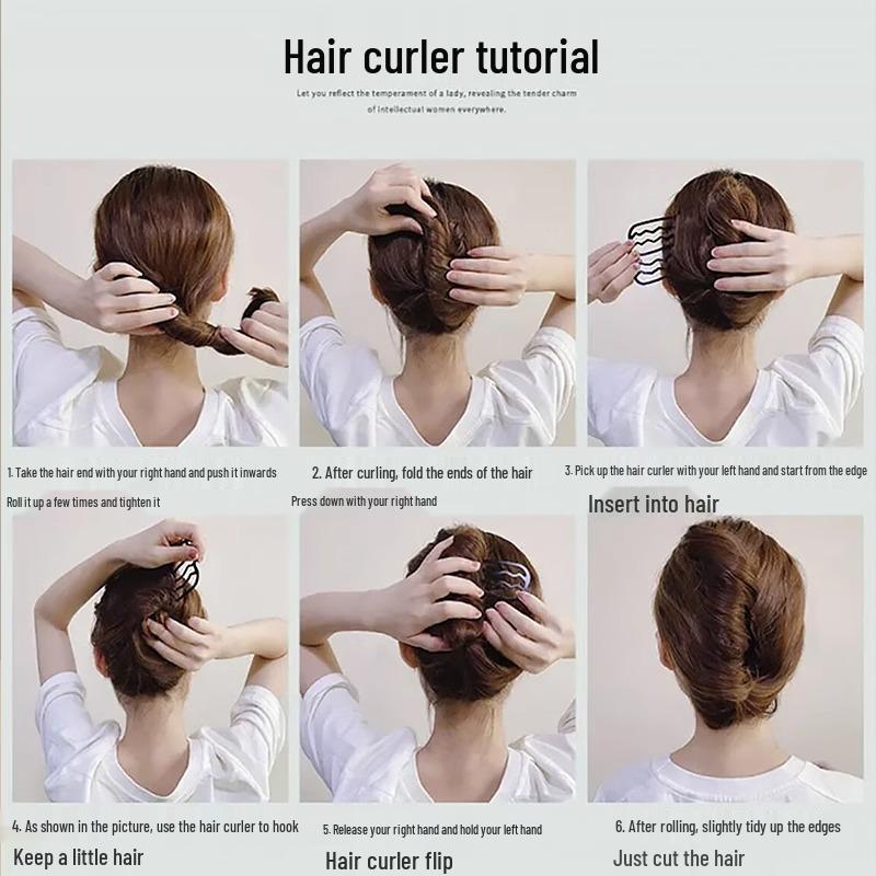 U-Shaped Fixed Hairpin with High-End Alloy Comb for Women's Updos - Ancient Style Four-Tooth Insert