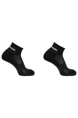 [Salomon] Meias Pacote com 2 EVASION ANKLE PACOTE COM 2 LC2087500 PRETO/PRETO M