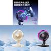 Mini Desk Fan Rechargeable With Led Night Light For Dorm Room Home Office Relaxation