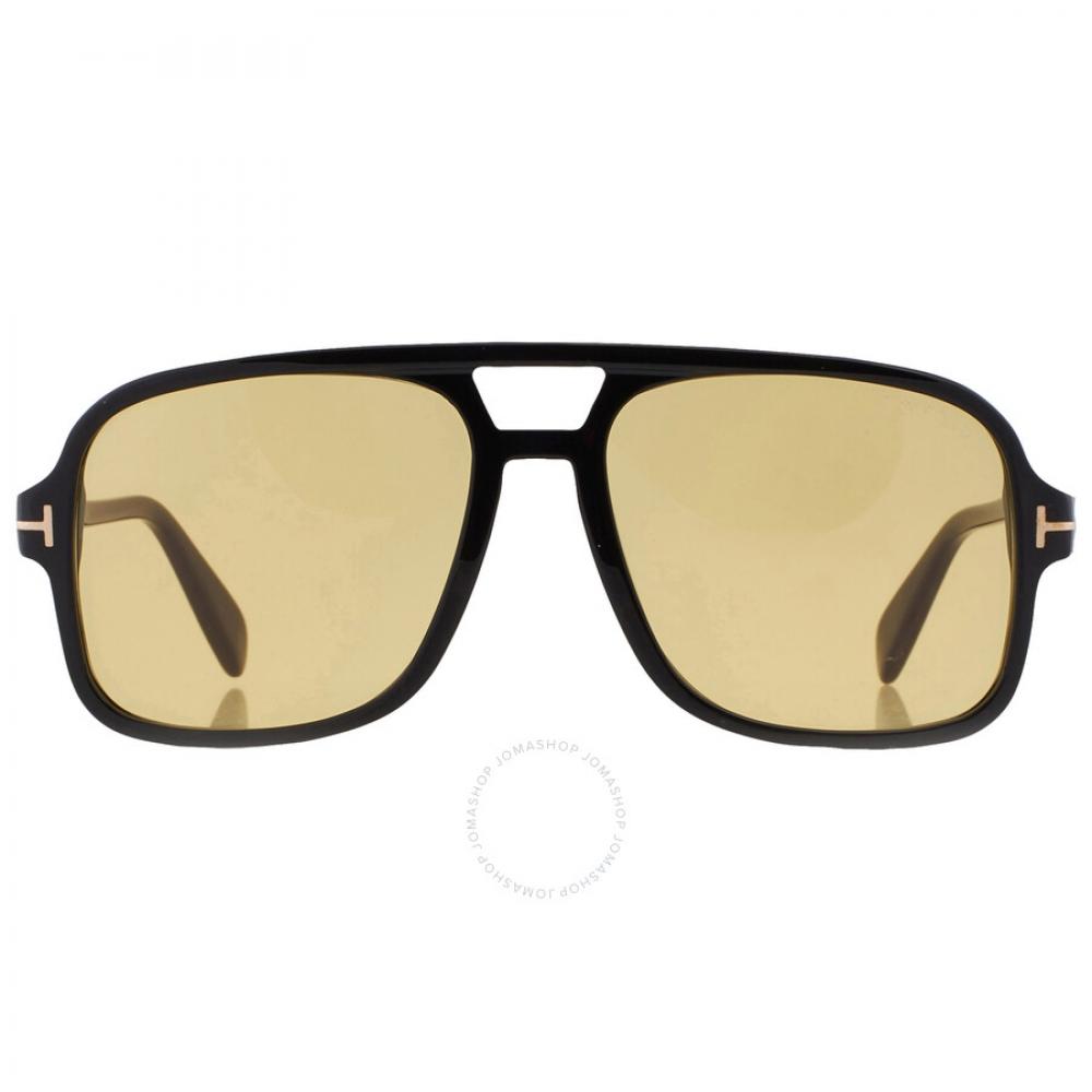 

Мужские солнцезащитные очки Tom Ford Falconer Amber Navigator FT0884 01E 60
