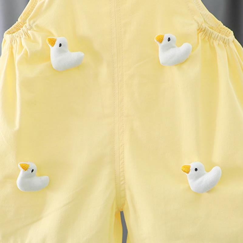 New Summer Baby Clothes Set Children Boys Striped Short Sleeve T-Shirt Overalls 2Pcs/Sets Toddler Girls Clothing Kids Tracksuits