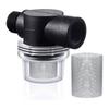 3X Water Pump Strainer Filter Set Include Twist On Pipe Strainer And Extra 50 Mesh Filter Screen, 1/2 Filter