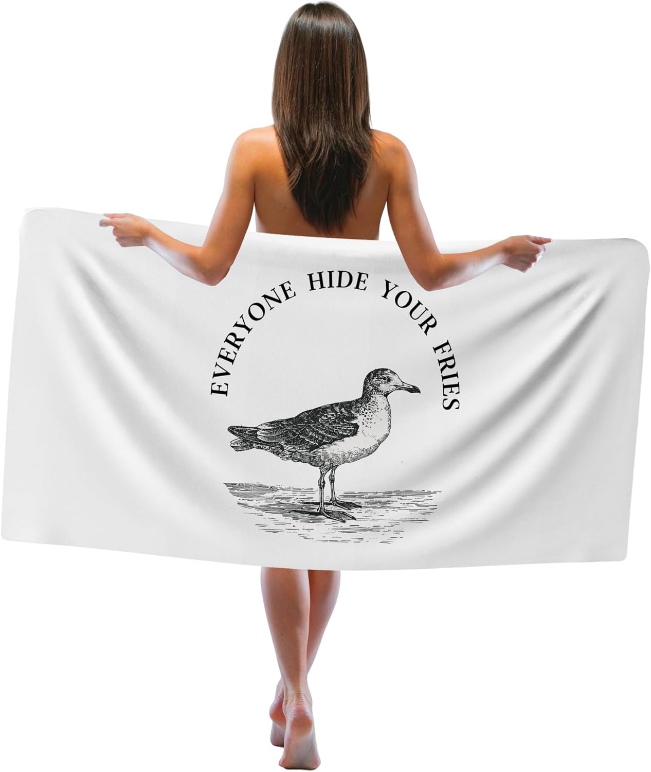 

Coastal Surf Beach Towel, Ocean Blue Surfer Sand Towels Gifts for Beach Loves Women Girls, Preppy Summer Surfing Quick Dry Bath W40*H60(CM)
