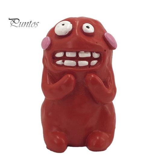 Exaggerated Expression Figurine Cute Ugly Mud Figure Desktop Decoration, Funny Resin Cartoon Hand-painted Statue, Hand-Painted Tabletop Sculpture for