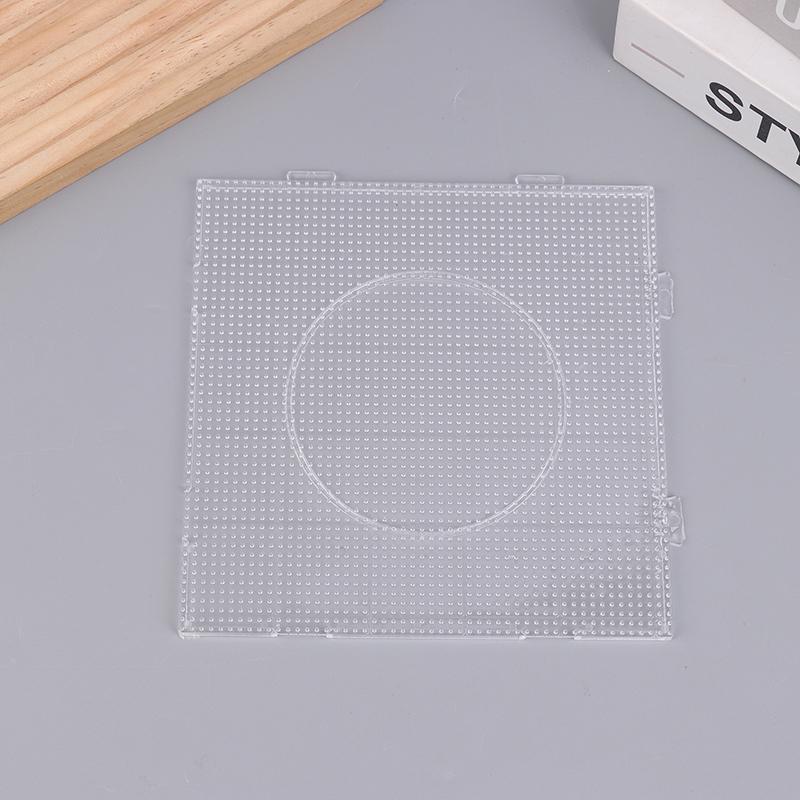 4Pcs 2.6Mm Beads Pegboards Board For Perler Tool Fuse Beads Square Jigsaw Puzzle Template Children Educational Toys Diy